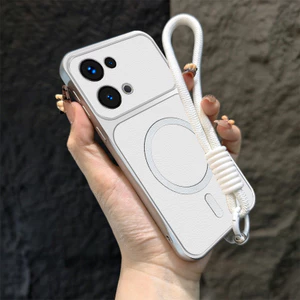 Ốp Lưng PBZZ Cho VIVO Y31D 4G Y51 PRO 5G IQOO Z11X 2026 Vỏ Điện Thoại Vỏ Mềm Silicon Chống Sốc Thiết Kế Mới Thẩm Mỹ Có Dây Buộc Cho Bé Gái Từ Tính TBDTBS1