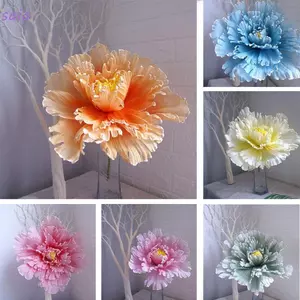 SAIA Hoa Nhân Tạo Lớn, Hoa Mô Phỏng Trang Trí Nhà Cửa Ba Chiều, Vòm Đường Dẫn Hoa 30cm Đạo Cụ Chụp Ảnh Hoa Mẫu Đơn Giả