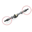 2 Chiếc Kim Loại Trục Sau Trục Adapter Phụ Kiện Cho WPL D12 C14 C24 C34 B24 B36 MN D90 D91 MN99S RC Phụ Kiện Xe Hơi