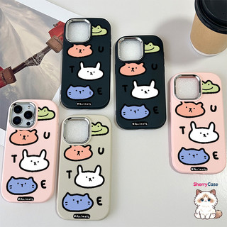 Ốp lưng thư cho iPhone 17 16 15 14 13 12 11 7 8  Chữ cái động vật vẽ tay XS XR XSMAX  silicon TPU mềm điện thoại trầyrơi