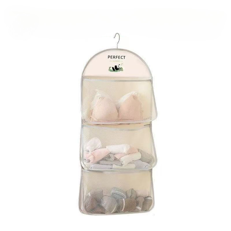 (COMBO 2 CÁI) GIỎ TREO ĐỒ LÓT HAPPY DAY ĐA NĂNG, Túi Lưới Đựng Vớ Và Đồ Dùng Cá Nhân, Có Quai Treo Chắc Chắn