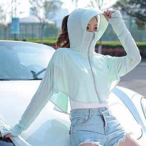 Chống Tia UV Thoáng Khí Che Dành Cho Nữ Thích Hợp Cho Đi Xe Điện Ngoài Trời Mùa Hè Sử Dụng Hàng Ngày