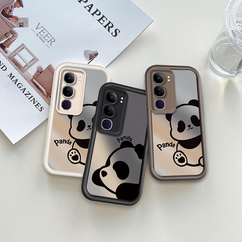 Ốp Lưng Cho VIVO Y19S Pro Y29 4G Hoạt Hình Silicon Mềm TPU Panda Angel Eye Vỏ Điện Thoại Chống Sốc