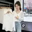 Mùa Hè Trắng Mỏng Phong Cách Chống Nắng Dệt Kim Nhỏ Cardigan Phong Cách Lười Retro Rời Giữa Chiều Dài Áo Khoác Thoáng Khí Thoáng Khí Mỏng Hơn