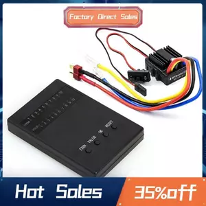 Bộ điều khiển tốc độ chống nước 80A 1080 chải dành cho xe đường đua 1:10 với thẻ chương trình