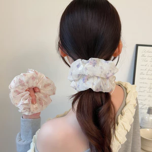 Nhẹ Nhàng Scrunchy Tóc Thời Trang Mùa Hè, Phù Hợp Với Dây Buộc Tóc