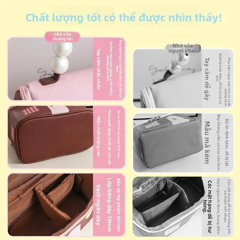 Room Túi Đựng Mỹ Phẩm - Thiết Kế Dễ Thương Ưa Nhìn Dung Tích Lớn Không Thấm Nước Chống Bụi Thích Hợp Để Đựng Mỹ Phẩm