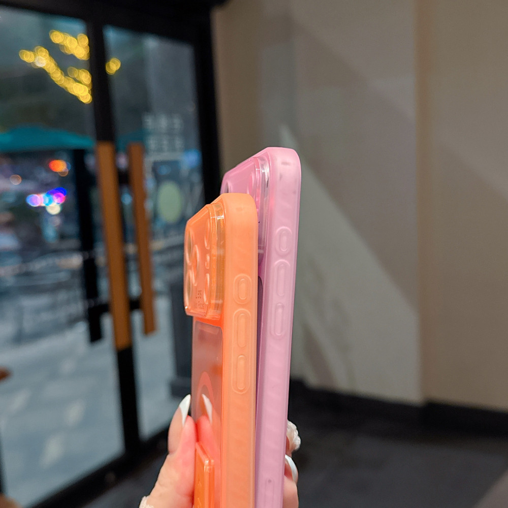 Ốp Điện Thoại TPU Mềm Có Giá Đỡ Cho iPhone 17 16 15 14 13 12 11 Pro Max 16 15 14 Plus X XS Vỏ Đơn Giản Thời Trang Chống Rơi Nhẹ Và Mỏng