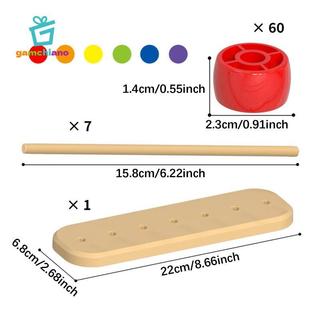 Gamchiano Đếm Nhẫn Stacker Giáo Dục Mầm Non Học Tập Cha Mẹ Con Tương Tác