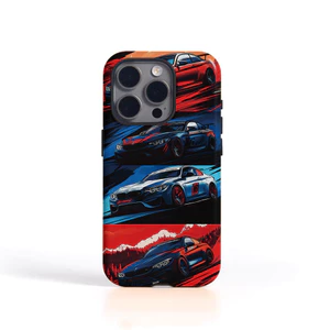 Xe nhiều màu sắc Thích hợp cho iPhone 17Promax 16Pro 15 11 12 13 14 xs XR 17Air Vỏ cứng hai lớp chống sốc QKS9