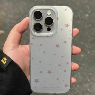 Ngôi sao tím Đối với trường hợp iPhone 14Pro Da đơn giản và tươi mới