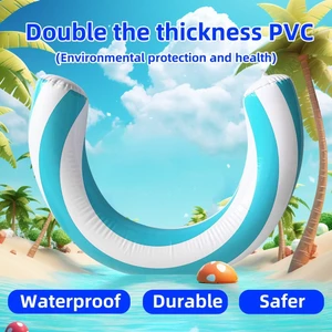 Vòng bơi bơm hơi cong phong cách mới - bền và nổi trên mặt nước
