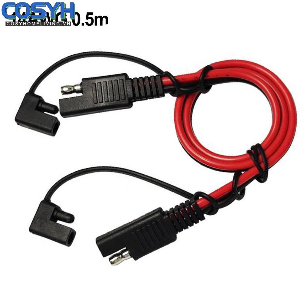 <cosyh>Simplified Installation SAE Extension Cable 14AWG with Waterproof Protection Cap