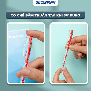 Hộp 20 Cây Bút Bi Thiên Long TL-089 0.5mm – Viết Êm, Nét Nhỏ, Mực Đều