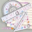 Hello Kitty Thước Bộ Sinh Viên Thước Bộ Hoạt Hình Trọn Bộ Tam Giác Thước Thước Bộ Bốn Mảnh Văn Phòng Phẩm Thước Tròn Dễ Thương ins Phong Cách26042212