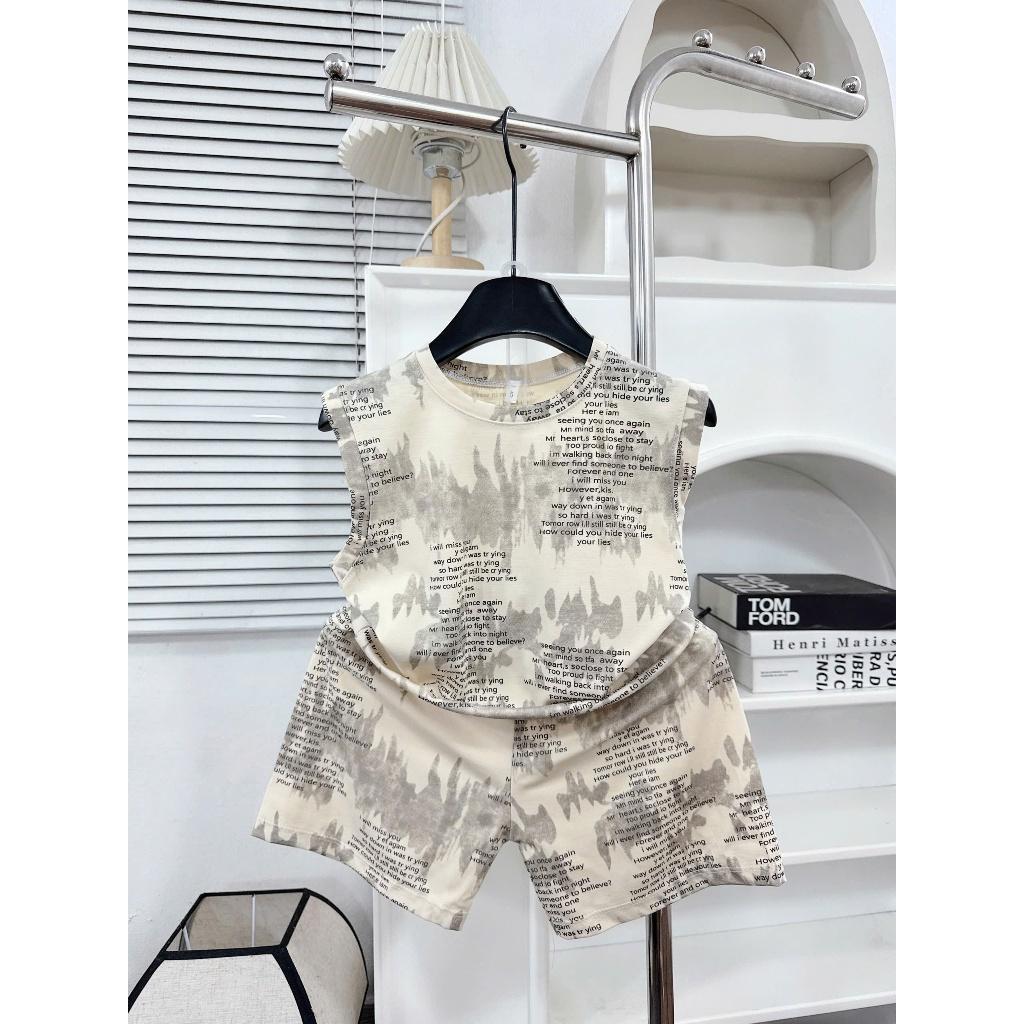 Sét đồ cho bé 7-50kg COMBO 4Bộ/4màu mẫu CHỮ LOANG SIÊU ĐẸP DÀNH CHO BÉ UNISEX NAM NỮ.Đủ size 7-50kg