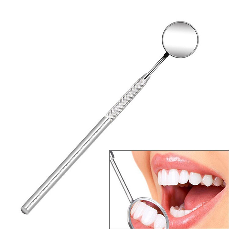 【Roshy】🍧Gương nha khoa Inox chăm sóc răng miệng, gương nối mi tiện dụng