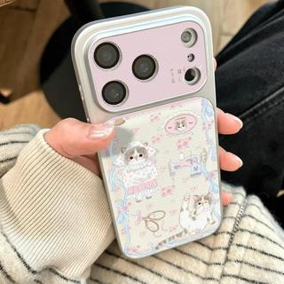 Phấn nền đáng yêu Đối với iPhone 17/16Pro Corning Shell Dán da đơn giản mới