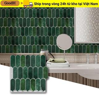 Gạch ốp tường GOODH, Nhãn dán tường PVC vảy cá, Miếng dán tường chống thấm nước tự dính di động cho phòng tắm nhà bếp