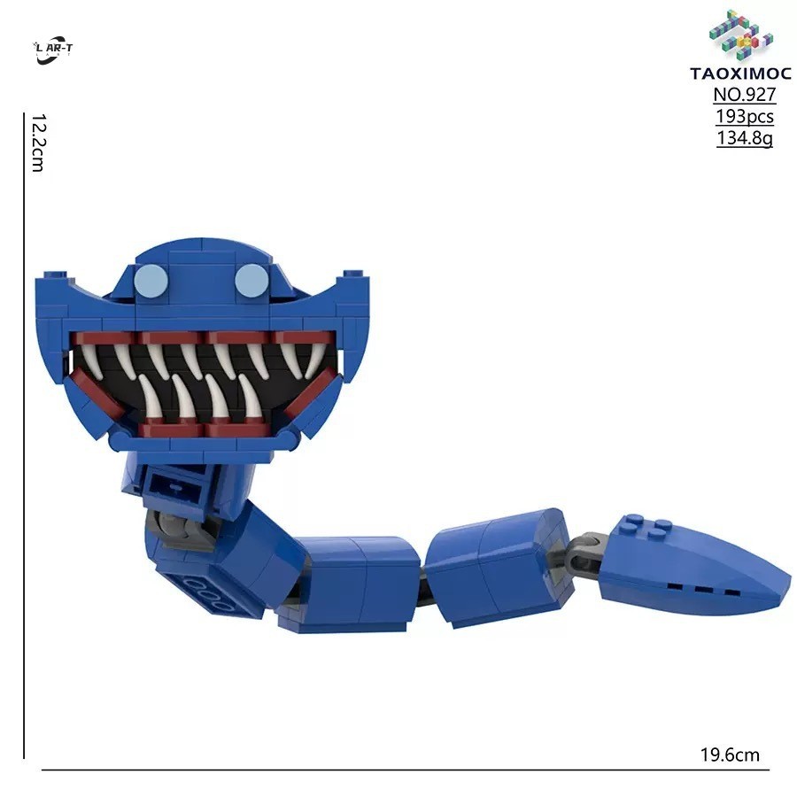 Subnautica Deep Sea Trek Building Blocks - Sea Eater Leviathan Model Game Ngoại vi