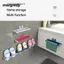 MARGREDY Dép Có Giá Để Đồ, Giá Treo Tường Đấm Giày Miễn Phí, Tiết Kiệm Không Gian Chất Lượng Cao Tai Thỏ Phụ Kiện Phòng Tắm Đa Năng