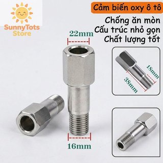 Bộ chuyển đổi cảm biến oxy Thép không gỉ M18x1.5 Sợi lọc Kiểm tra đèn động cơ Sửa ống xả ô tô