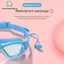 Nhíp bơi trẻ em điều chỉnh dây lặn, silicone chống tia UV, chống sương mù, thiết thực khi bơi thể thao
