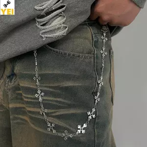 Dây Thắt Lưng Gothic Punk Dây Xích Cho Nam - Hợp Thời Trang Với Quần Jeans Hip Hop