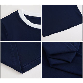 tông màu túi cạnh ngắn tay áo T-shirt cho phụ nữ mùa hè mới mỏng hàng đầu vòng cổ nhiều màu sắc