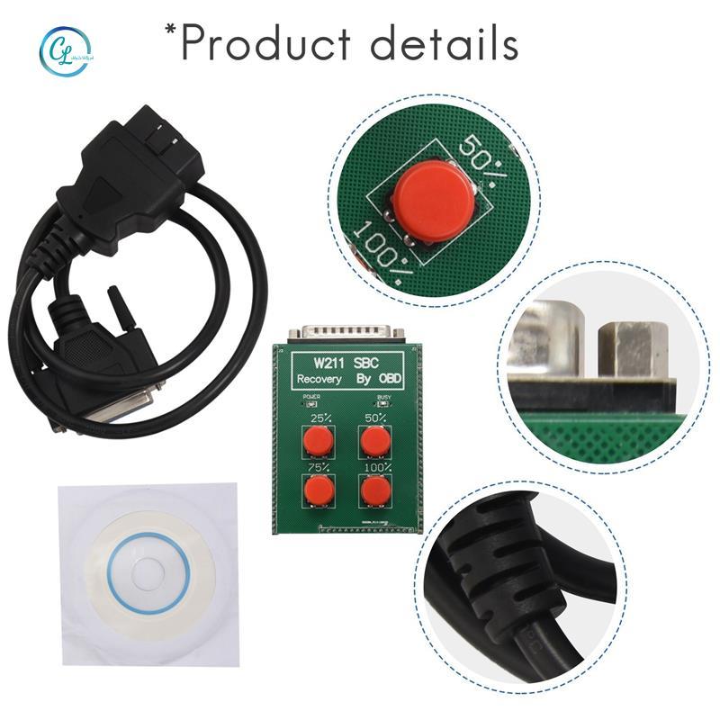 Cho OBD W211 R230 ABS Công Cụ Sửa Chữa Mã C249F Công Cụ Đặt Lại Cho Be -Nz