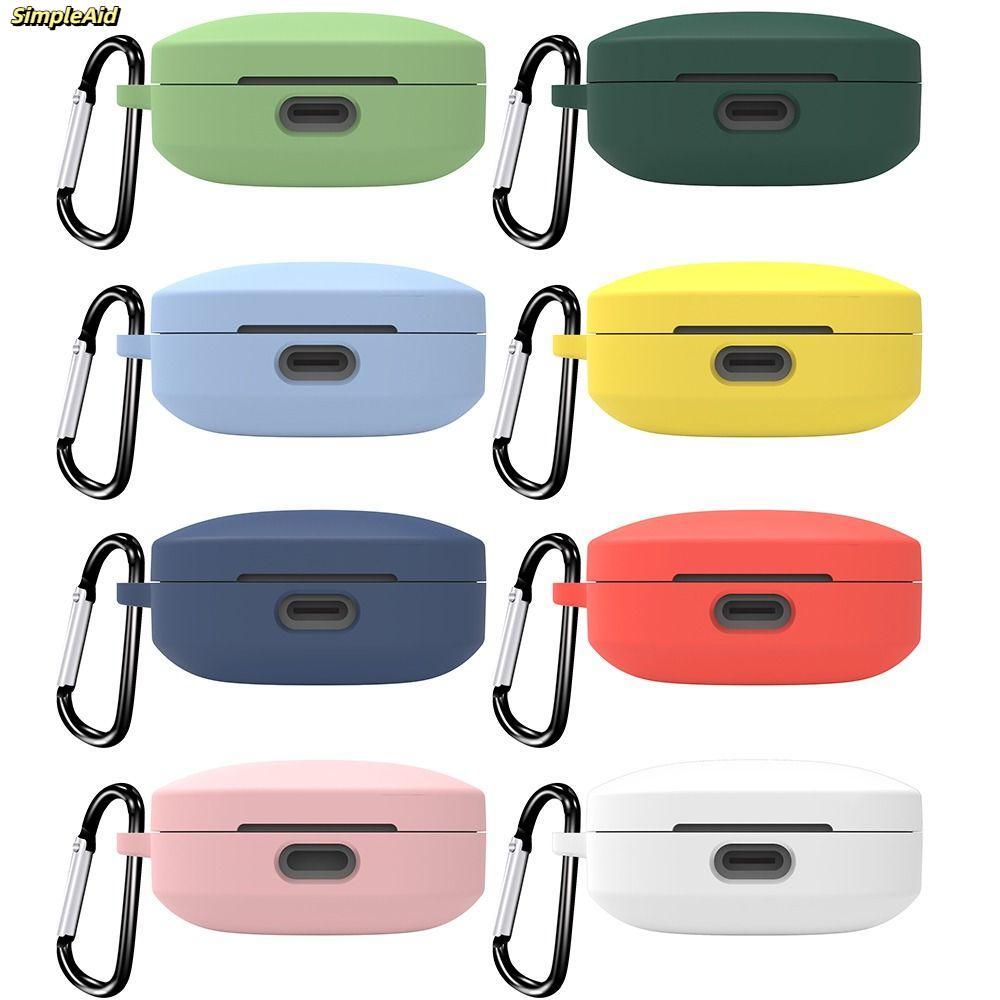 [Vận chuyển nhanh] Vỏ SIMPLEAID, Vỏ bảo vệ chống trầy xước bằng silicon, Vỏ bảo vệ móc Vỏ chống sốc cho Redmi Buds 6 Active