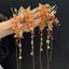 Chính Hãng Osmanthus Cổ Handmade Kính Phổ Biến Mũ Đội Đầu Kẹp Tóc Phù Hợp Với Hanfu Phong Cách Trung Hoa Phụ Kiện Tóc Bước Lắc