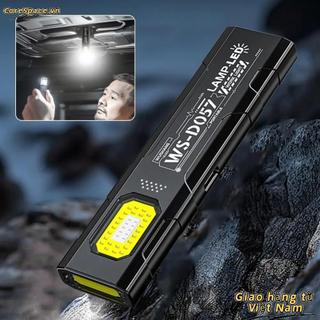 Đèn pin móc khóa LED CORESSPACE - Thiết kế mini, khả năng sạc lại qua USB, ánh sáng mạnh mẽ, từ tính