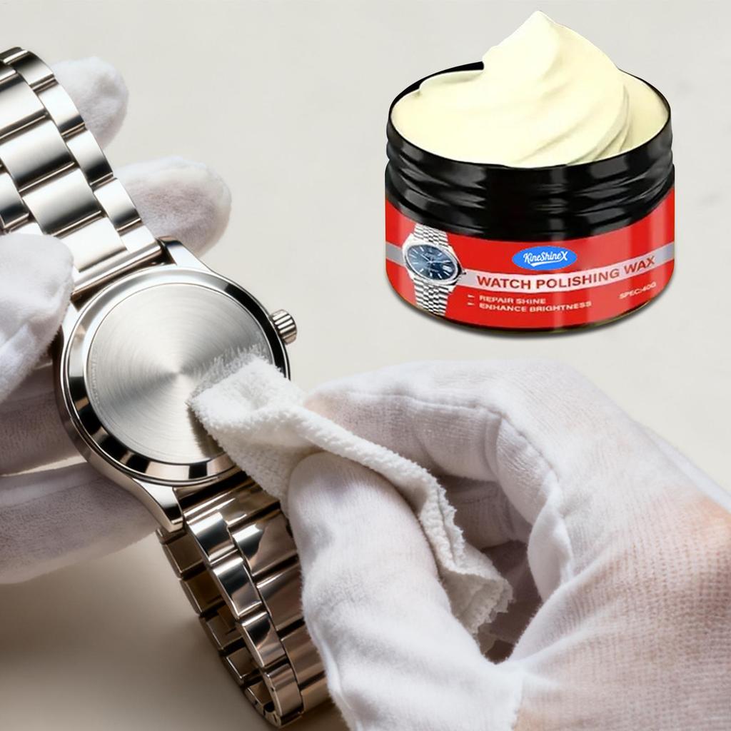 Đồng hồ loại bỏ vết xước Bộ pha lê với miếng bọt biển 30g Đồng hồ Kem đánh bóng trầy xước để phục hồi bóng Làm sạch bằng đồng thau không gỉ mueadsyvn