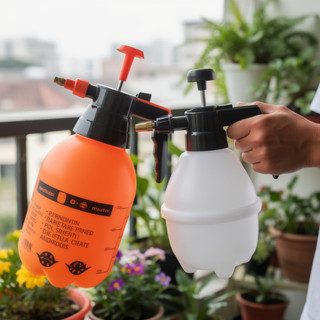 Chai bơm phun vườn Vòi phun sương áp suất cao Cây đũa phép dài Lưu trữ treo di động