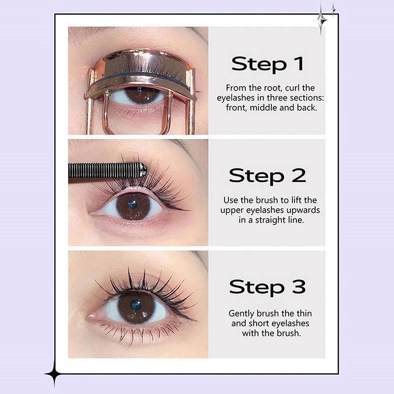 JRP Kim Loại Sắt Mi Mascara Chống Thấm Nước Sợi Lụa Mascara Bla Dài Uốn Mi Nối Mi Không Tắc Mắt Mỹ Phẩm Trang Điểm JRP