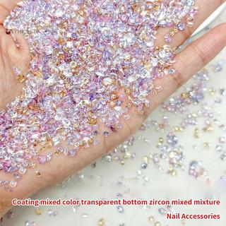[hatheaven] 50 Cái/lốc 3mm Đá Quý Nhiều Màu Trang Trí Móng Tay, Pha Lê Bling Mini, Phụ Kiện Làm Móng Đẹp