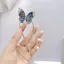 Giao Hưởng Hoa Bướm Tua Rua Kẹp Tóc Phong Cách Trung Hoa Mới Cao Cấp Tính Khí Kẹp Tóc Phong Cách Cổ Bước Lắc Kẹp Tóc Mũ Đội Đầu