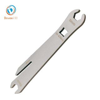 Dovewill Crowfoot Cờ Lê Số Liệu Hai Đầu Ống Dầu Vít Dụng Cụ Cho Xe Đạp Phanh Thủy Lực Caliper Sửa Chữa Nhỏ Gọn Đi Xe Đạp Mô-men xoắn Cờ Lê
