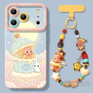 Ốp Điện Thoại Hình Thỏ Ánh Trăng Dễ Thương Ngôi Sao Vàng Người Cho iPhone 17 16 15 14 13 12 11 Pro Max X Xr Xs Max 7 8 Plus SE2020