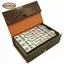 Trò chơi mạt chược Mini Bộ gạch đầy đủ Trò chơi bảng di động nhỏ gọn có hộp lưu trữ cho ký túc xá Giải trí ngoài trời và gia đình