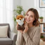 THEGIRL8B Đồ chơi sang trọng nằm, Thiết kế thực tế Chất liệu mềm Mô phỏng Plushie, Phong cách đáng yêu dễ thương Kết cấu lông tơ Xuất hiện giống như thật Quà tặng sinh nhật Kawaii Plushie