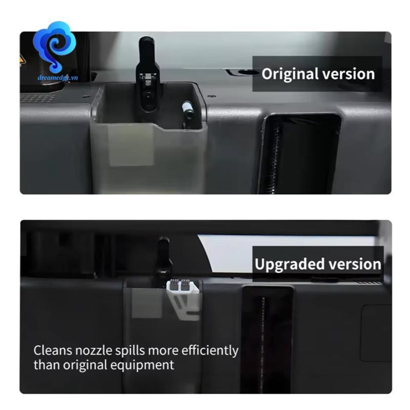 [dreamedge] Dành cho phòng thí nghiệm X1 / X1C / P1P / P1S Vòi phun gạt nước vòi phun hai hàng Bàn chải silicon gắn Máy chà sàn đầu in Wiping Cleaner