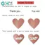 GHX 300 miếng/cuộn Nhãn cào hình trái tim, nhãn dán cào, văn phòng phẩm DIY thủ công, nhãn dán tự dính VN