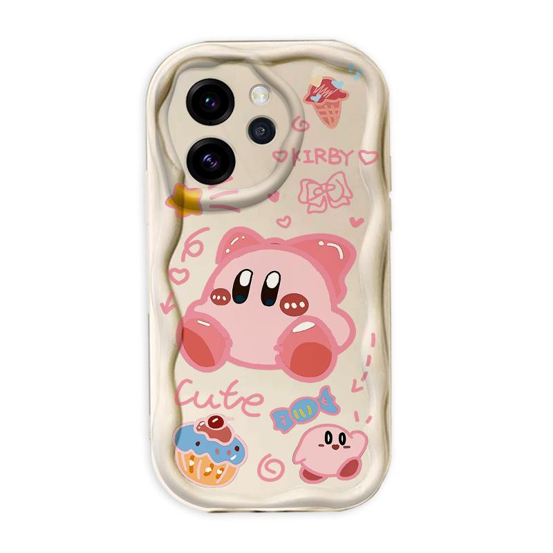 Thích hợp cho OPPO Reno Reno 14 15 Pro Mini 15F 14F 13F 3D TPU mềm Loopy Kirby Vỏ điện thoại chống sốc