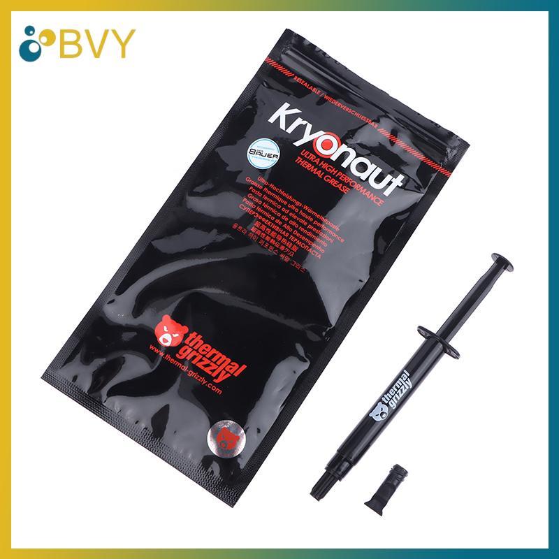 BVY 5.5g Thermal Grizzly Kryonaut Extreme KE Thermal Paste cho CPU / GPU Cooler Mỡ silicon làm mát dung tích lớn.