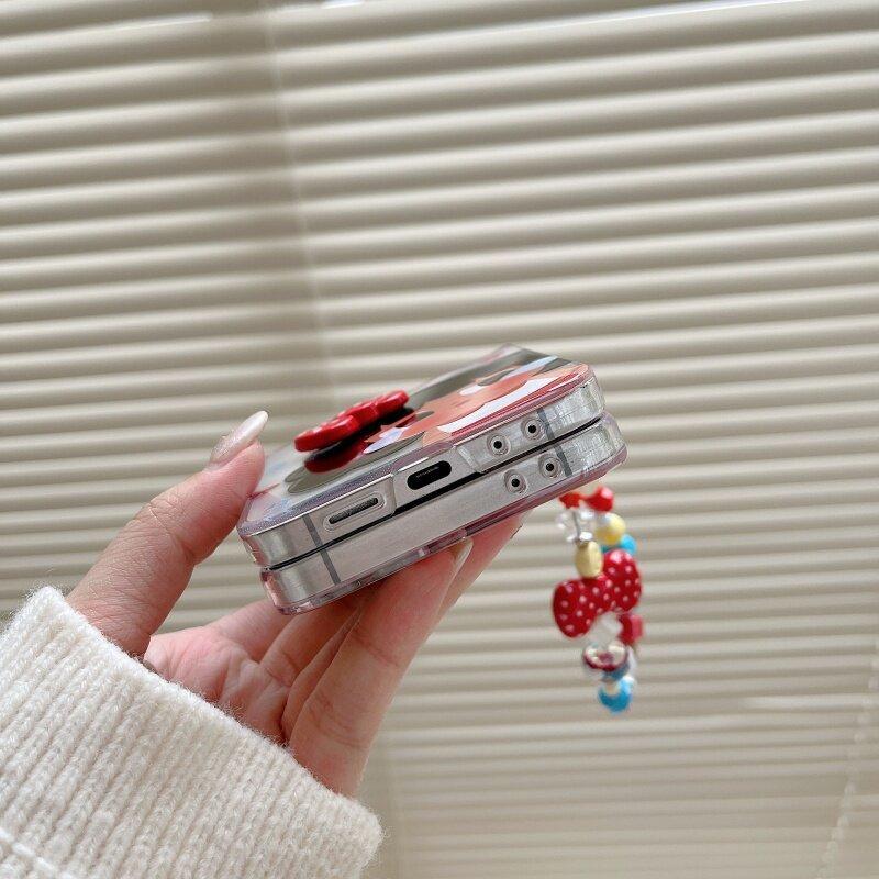 Thích Hợp Cho Samsung Galaxy ZFlip7 zflip6 Big Face Crying Baby Phone Case Dây Gấp Vỏ Cứng Cho Z Flip 7 6 5 4 3 5G N3 Flip MixFlip 2 Vỏ Bảo Vệ