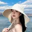 Mũ Chống Nắng Vành Rộng Chống Tia UV Bảo Vệ Mặt Dây Đeo Tuỳ Chỉnh