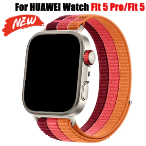 Dây đeo vòng nylon trường cho Huawei Watch Fit 5 Pro / Fit 4 Pro dây đeo đồng hồ thể thao dệt cho vòng đeo tay Huawei Watch Fit 5 / 4 / 3