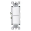 Yoo Heavy Type Plastic 2 Gang Công tắc bật tắt Công tắc điện cho dây điều khiển ánh sáng trong nhà